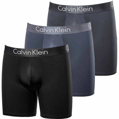 Calvin Klein Men's Motive Microfiber Boxer Brief, 3-pack - hình ảnh chi tiết 2