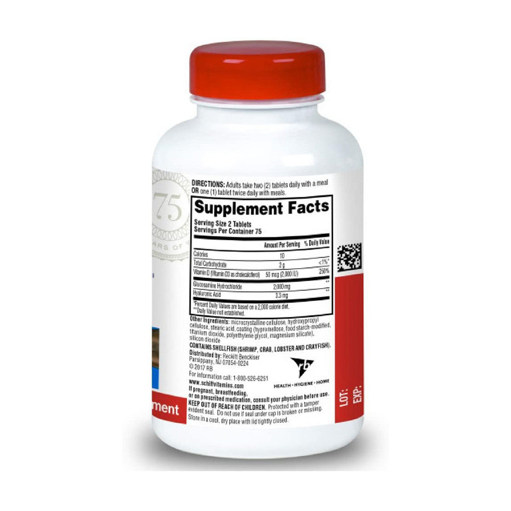 Viên uống bổ khớp Schiff Glucosamine 2000mg plus Vitamin D3. hộp 150 viên của Mỹ - hình ảnh chi tiết 3