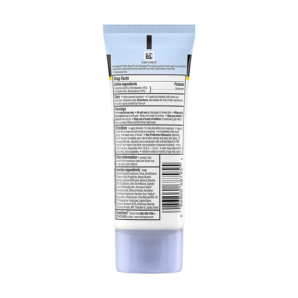 Kem chống nắng neutrogena Ultra Sheer Dry Touch Sunscreen 45 (88ml) - hình ảnh chi tiết 2
