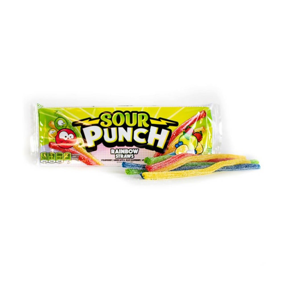 Kẹo Sour Punch Rainbow Straws 57g - hình ảnh sản phẩm chính