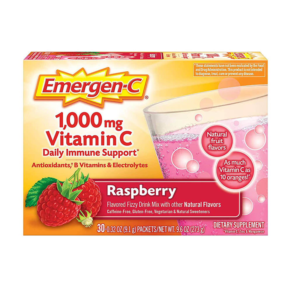 Bột sủi C tăng đề kháng Emergen-C Vitamin C 1000mg 30 gói - hình ảnh chi tiết 2