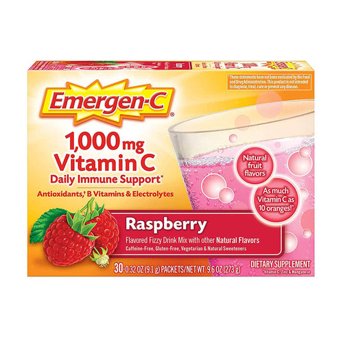 Bột sủi C tăng đề kháng Emergen-C Vitamin C 1000mg 30 gói - hình ảnh chi tiết 2