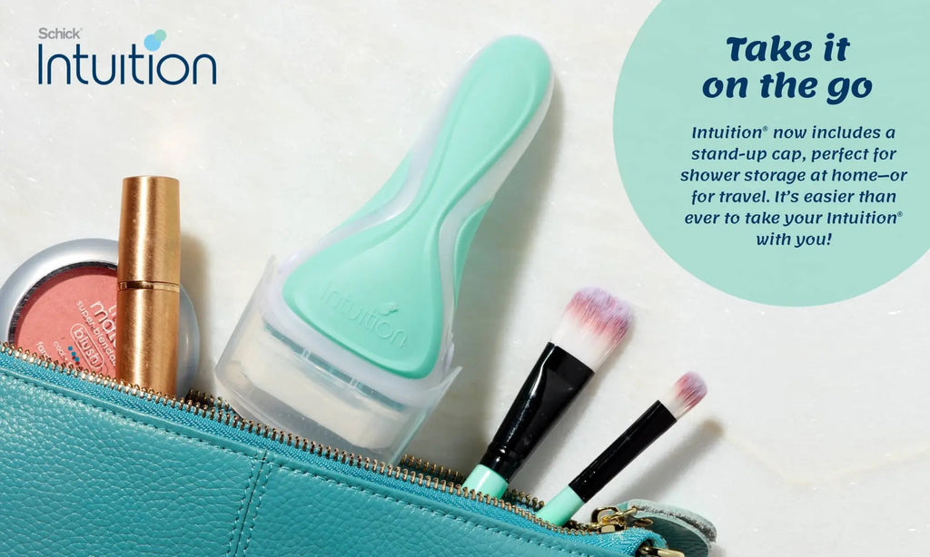 Bộ Cạo Nữ Schick Intuition Sensitive Care Razor + 13 Cartridges - hình ảnh chi tiết 5