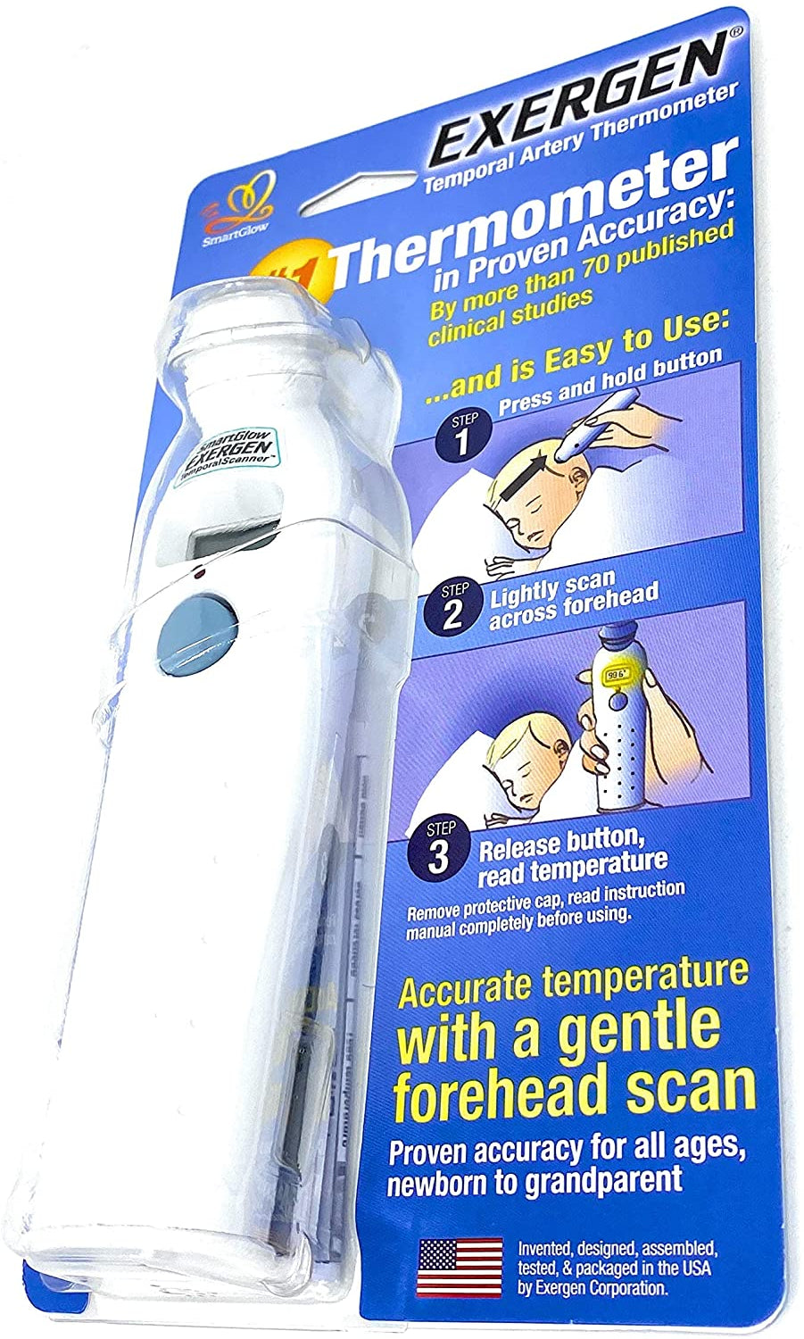 Nhiệt Kế Điện Tử Quét Trán Exergen Temporal Artery Thermometer Của Mỹ - ảnh sản phẩm 3