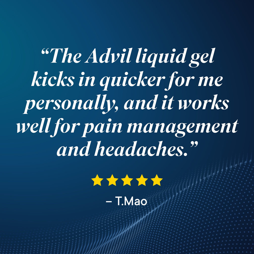 Viên giảm đau, hạ sốt Advil Dual Action Acetaminophen 250mg Ibuprofen 125mg 36 Caplets - hình ảnh chi tiết 6