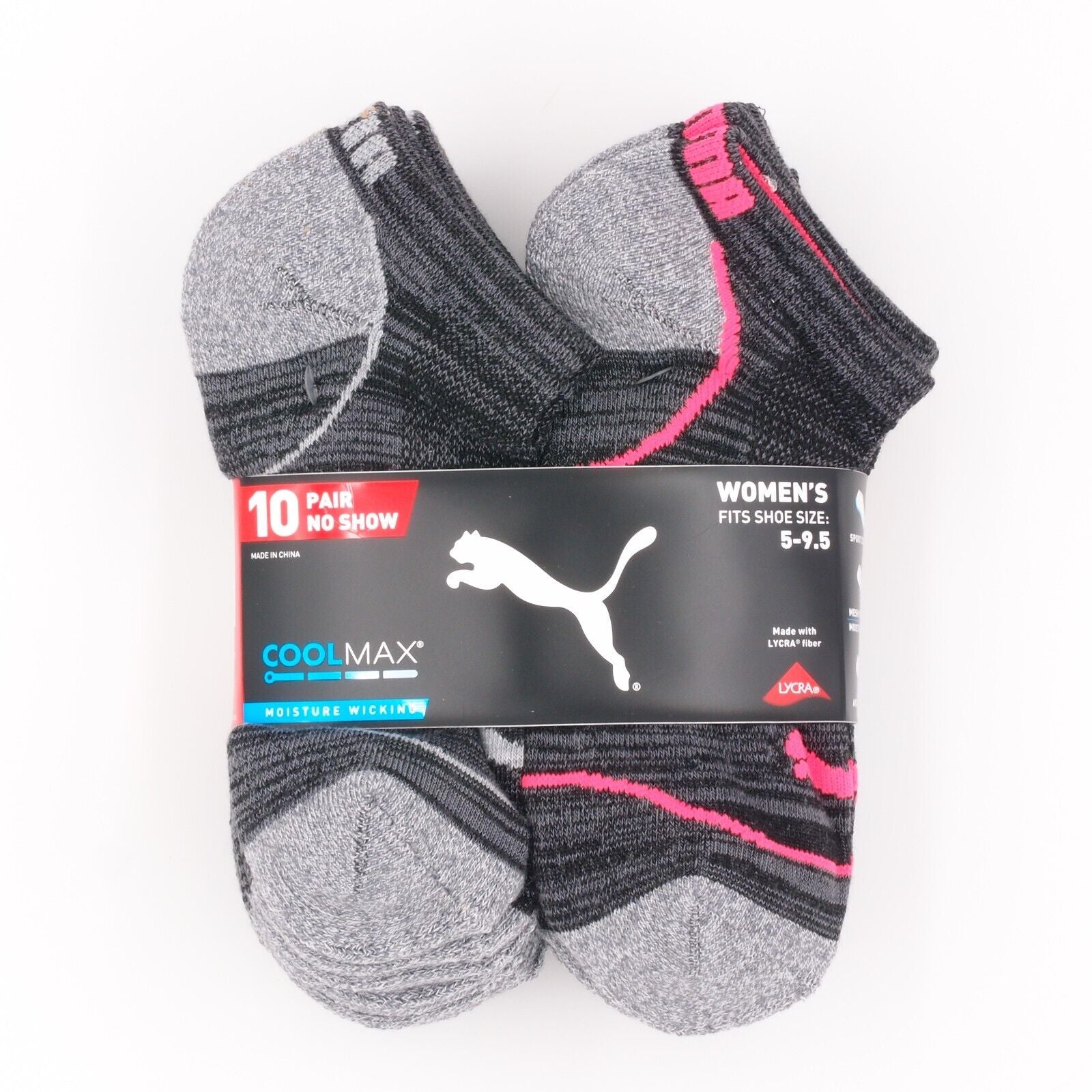 Vớ PUMA Women's fits shoe size 5-9.5, 8 pair - hình ảnh chi tiết 4