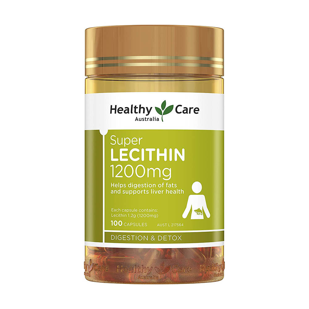 Viên uống Super Lecithin 1200mg 100 viên của Healthy Care Úc - hình ảnh sản phẩm chính