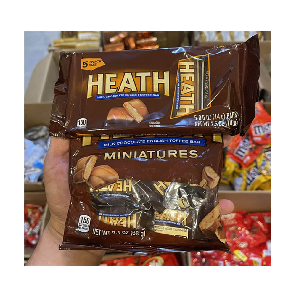 Socola HEATH milk chocolate English toffee bar các loại 60g - 70g - hình ảnh sản phẩm chính