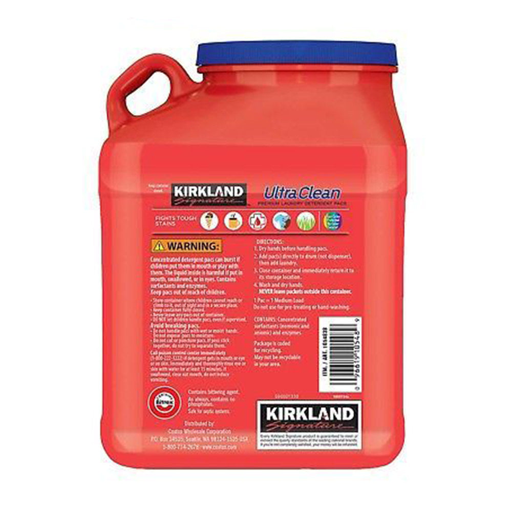 Nước giặt Kirland Singuature Ultra Clean 152 viên của Mỹ - hình ảnh chi tiết 2