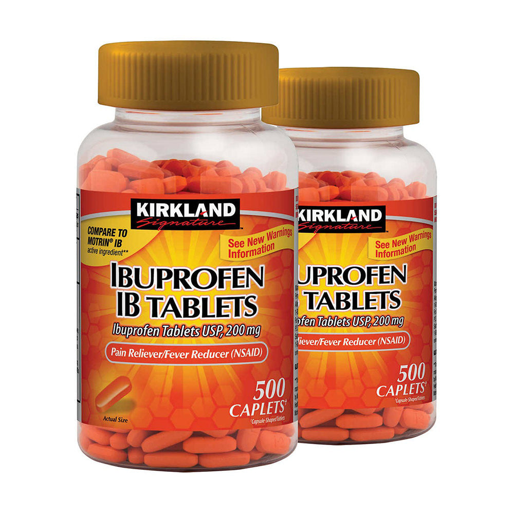 Viên giảm đau hạ sốt Kirkland Signature Ibuprofen 200mg 500 viên (hộp đỏ) - hình ảnh chi tiết 2