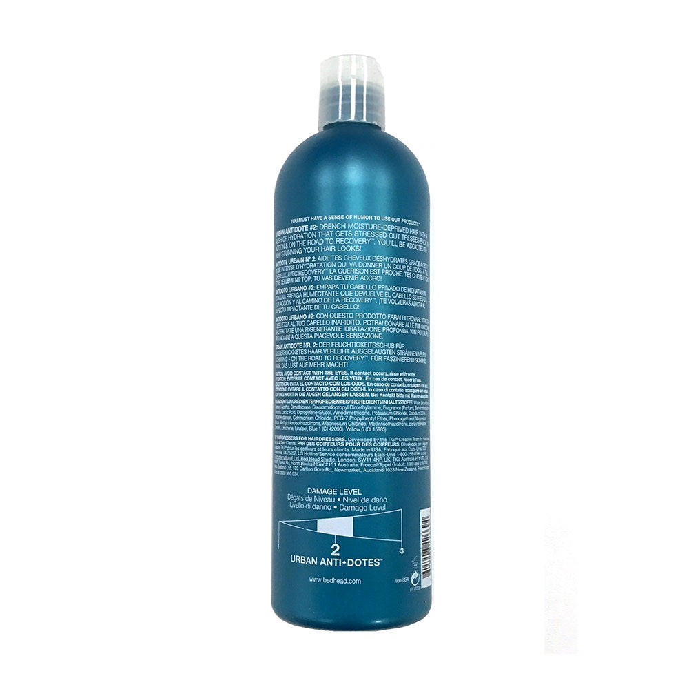 Dầu gội xã TiGi BED HEAD phụ hồi sinh lực 2 Urban Antidotes 750ml x2 (Xanh) - hình ảnh chi tiết 2