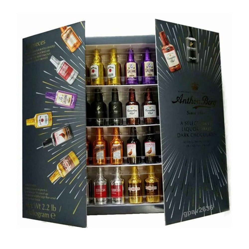 Socola Rượu Anthon Berg Dark Chocolate 8 vị 64 pcs (hộp đen) - Mỹ - hình ảnh sản phẩm chính