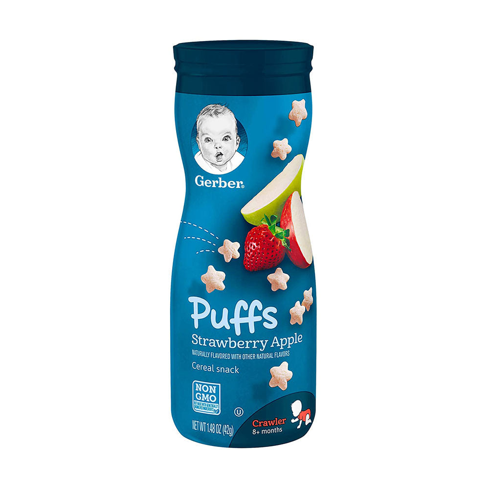 Bánh ăn dặm Gerber Graduates Puffs hương trái cây 42g của Mỹ - hình ảnh sản phẩm chính