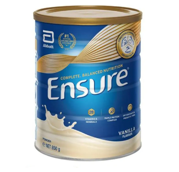 Sữa bột Ensure hương Vani Úc Ensure Vanilla Powder 850g - hình ảnh sản phẩm chính