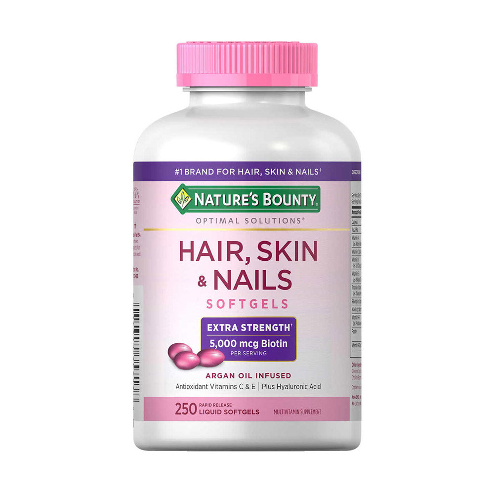 Vitamin Làm Đẹp Da, Tóc, Móng Hair Skin and Nails Natures Bounty 250 viên - ảnh sản phẩm 2