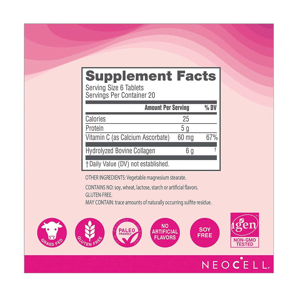 Viên uống bổ sung Collagen da móng tóc Neocell Super Collagen+C 360 viên - ảnh sản phẩm 2