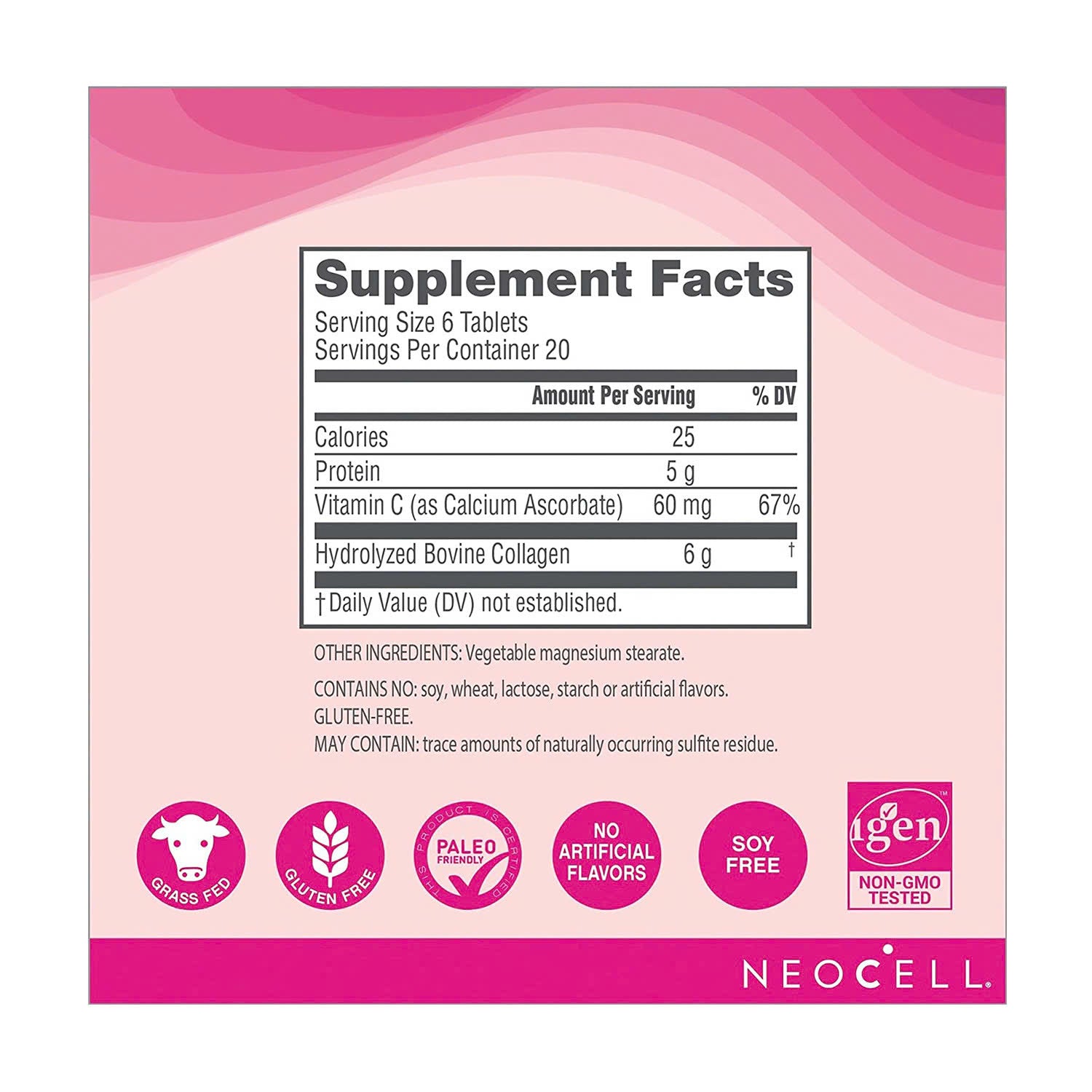 Viên uống bổ sung Collagen da móng tóc Neocell Super Collagen+C 360 viên - ảnh sản phẩm 2