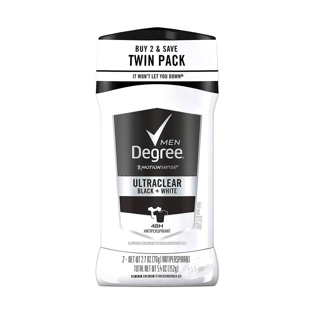 Lăn khử mùi cho nam Degree Men Black & White UltraClear 76g - hình ảnh sản phẩm chính
