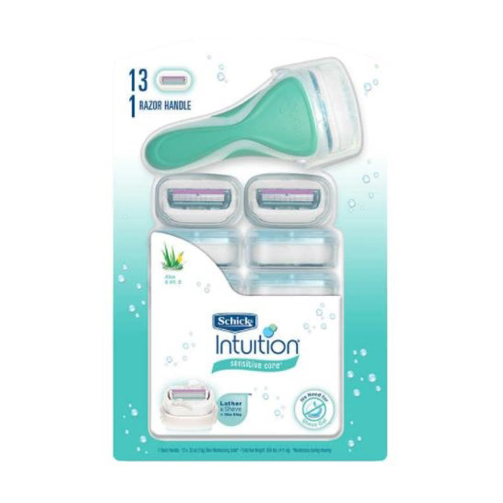 Bộ Cạo Nữ Schick Intuition Sensitive Care Razor + 13 Cartridges - hình ảnh sản phẩm chính