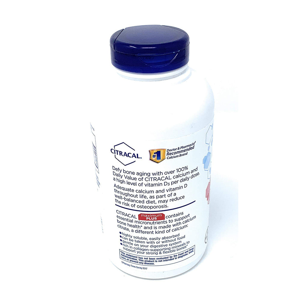 Viên uống bổ sung Canxi Citracal Maximum Calcium Citrate +D3 280 viên - hình ảnh chi tiết 2