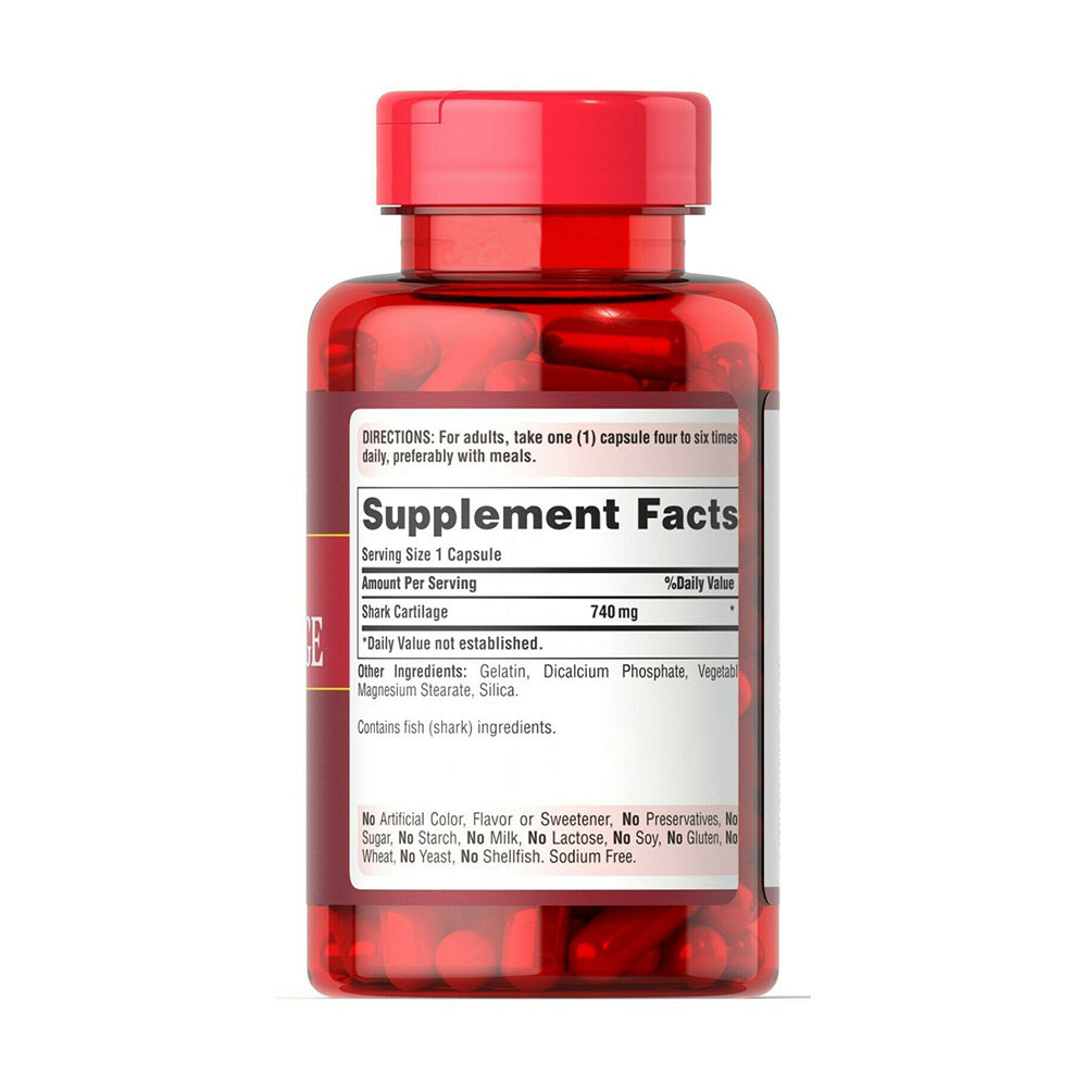 Sụn vi của Mỹ Puritan's Pride 740mg 200 viên của Mỹ - hình ảnh chi tiết 2