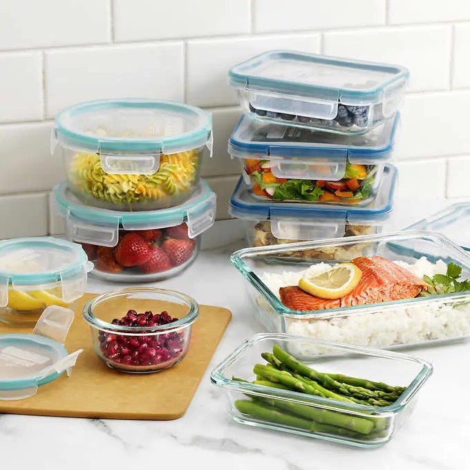 Set hộp nhựa Mỹ cao cấp 38 món Snapware Plastic Food Storage - hình ảnh chi tiết 2