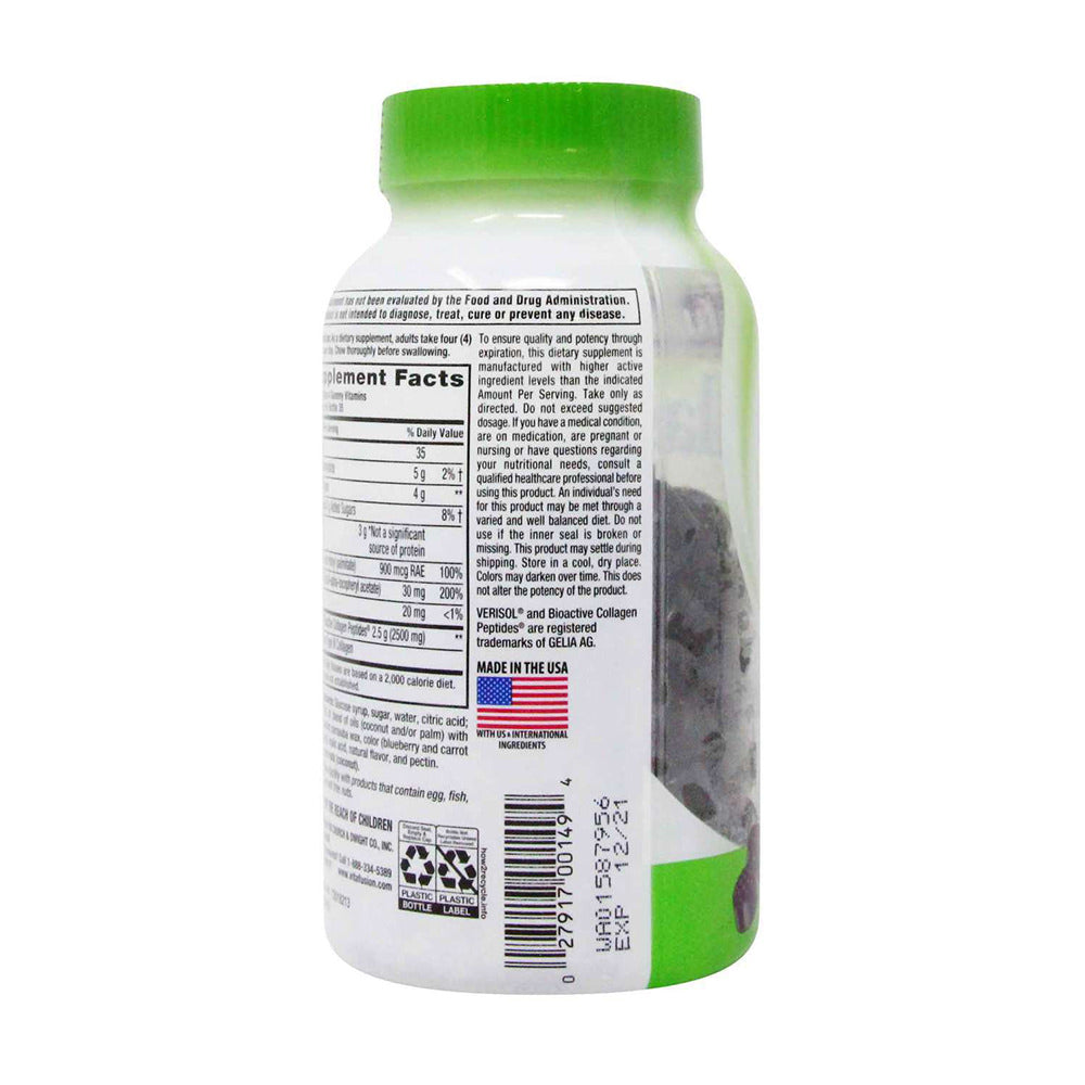 Kẹo Collagen Gummies Vitafusion 2500 mg 140 Viên - hình ảnh chi tiết 3