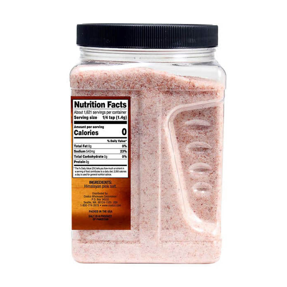 Muối Hồng Kirkland Signature Ground Himalayan Pink Salt, 2.27Kg - hình ảnh chi tiết 2