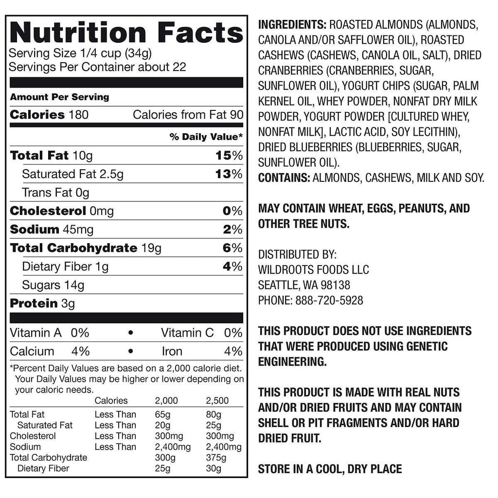 Hạt hỗn hợp WildRoot's Coastal Berry Trail Mix, 26 oz(WildRoots) - hình ảnh chi tiết 3