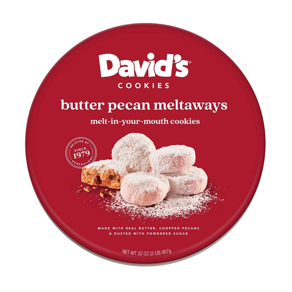 Bánh cookies bơ hạt hồ đào David’s Cookies Butter Pecan Meltaways 907g - hình ảnh sản phẩm chính