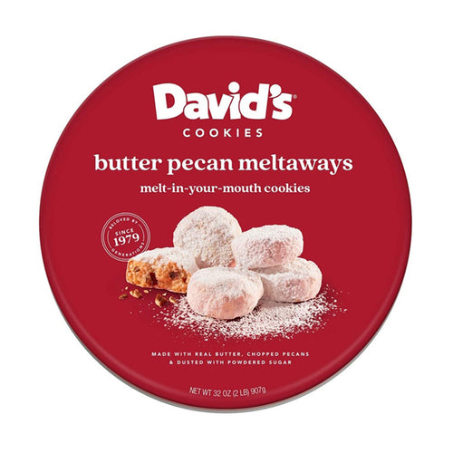 Bánh cookies bơ hạt hồ đào David’s Cookies Butter Pecan Meltaways 907g - hình ảnh sản phẩm chính