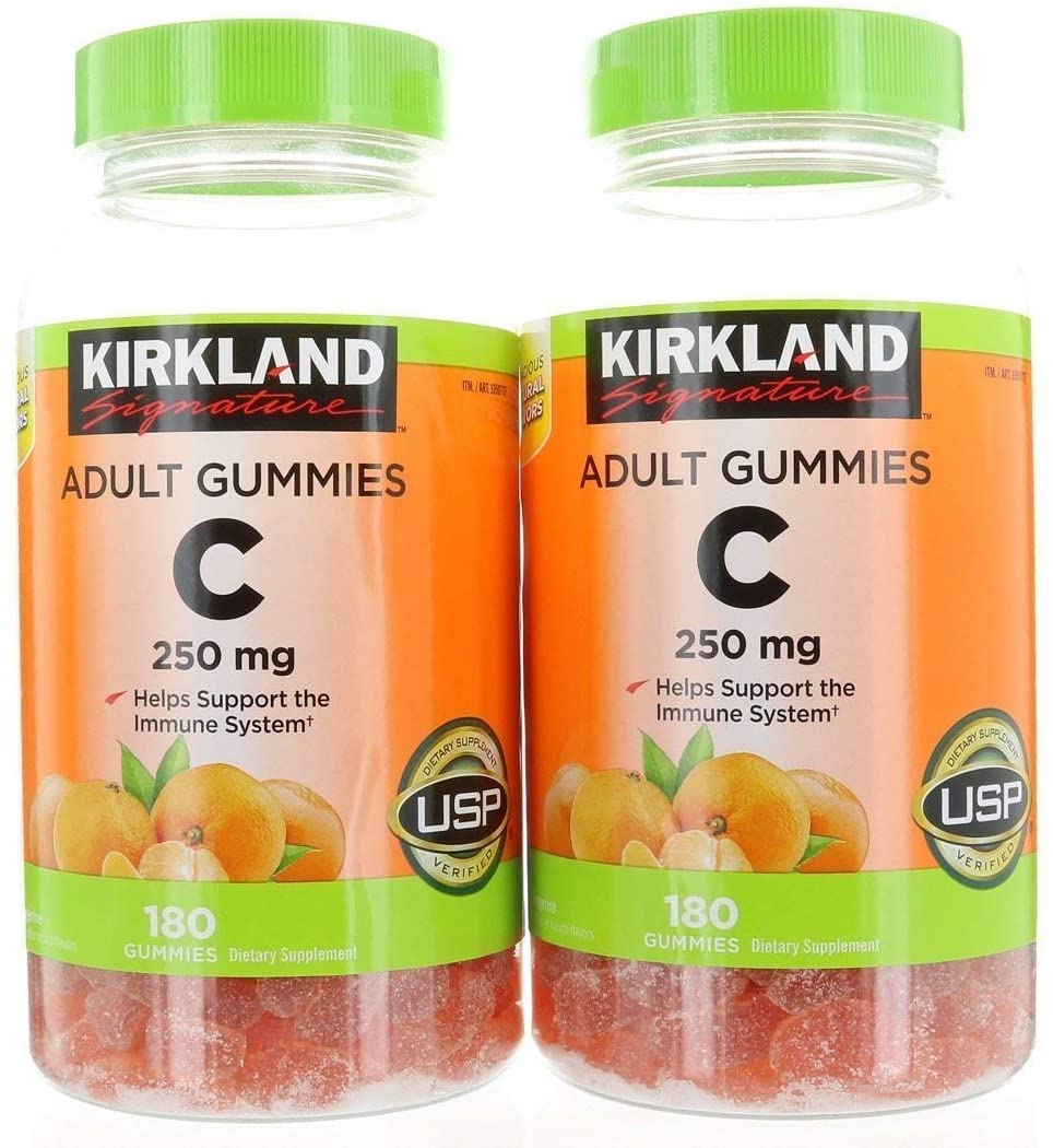 Kẹo C 250mg Adults Gummies Kirkland 180 viên - hình ảnh chi tiết 4