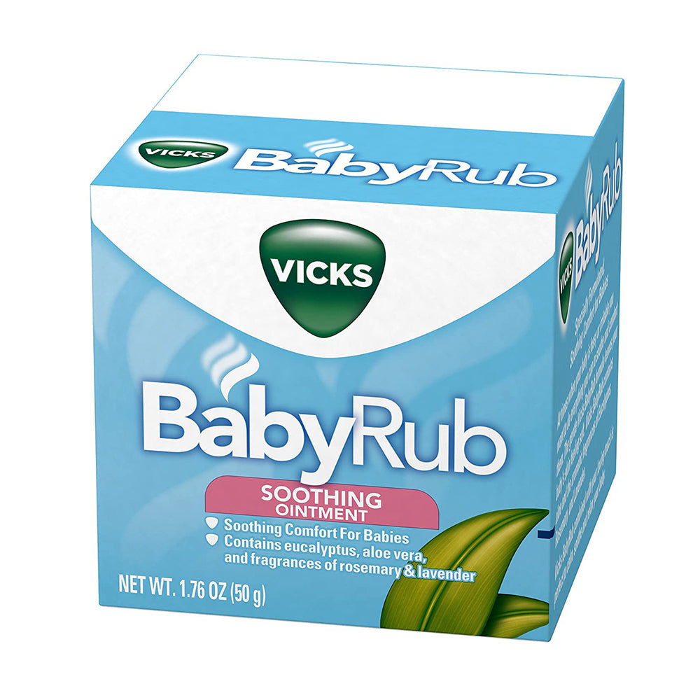 Dầu bôi ấm ngực giảm ho cho bé Vicks Baby VapoRub 50g của Mexico - hình ảnh chi tiết 3