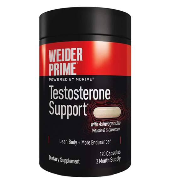 Viên uống tăng cường testosterone cho nam giới Weider Prime Testosterone Support 120 viên - hình ảnh sản phẩm chính