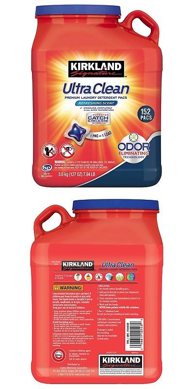 Nước giặt Kirland Singuature Ultra Clean 152 viên của Mỹ - hình ảnh chi tiết 4