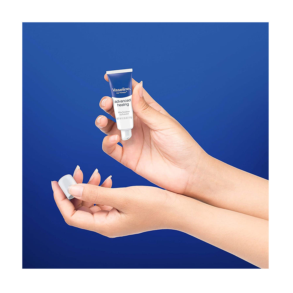 Son Tuýp Dưỡng Môi Vaseline 10g Lip Therapy Advanced Healing - hình ảnh chi tiết 3