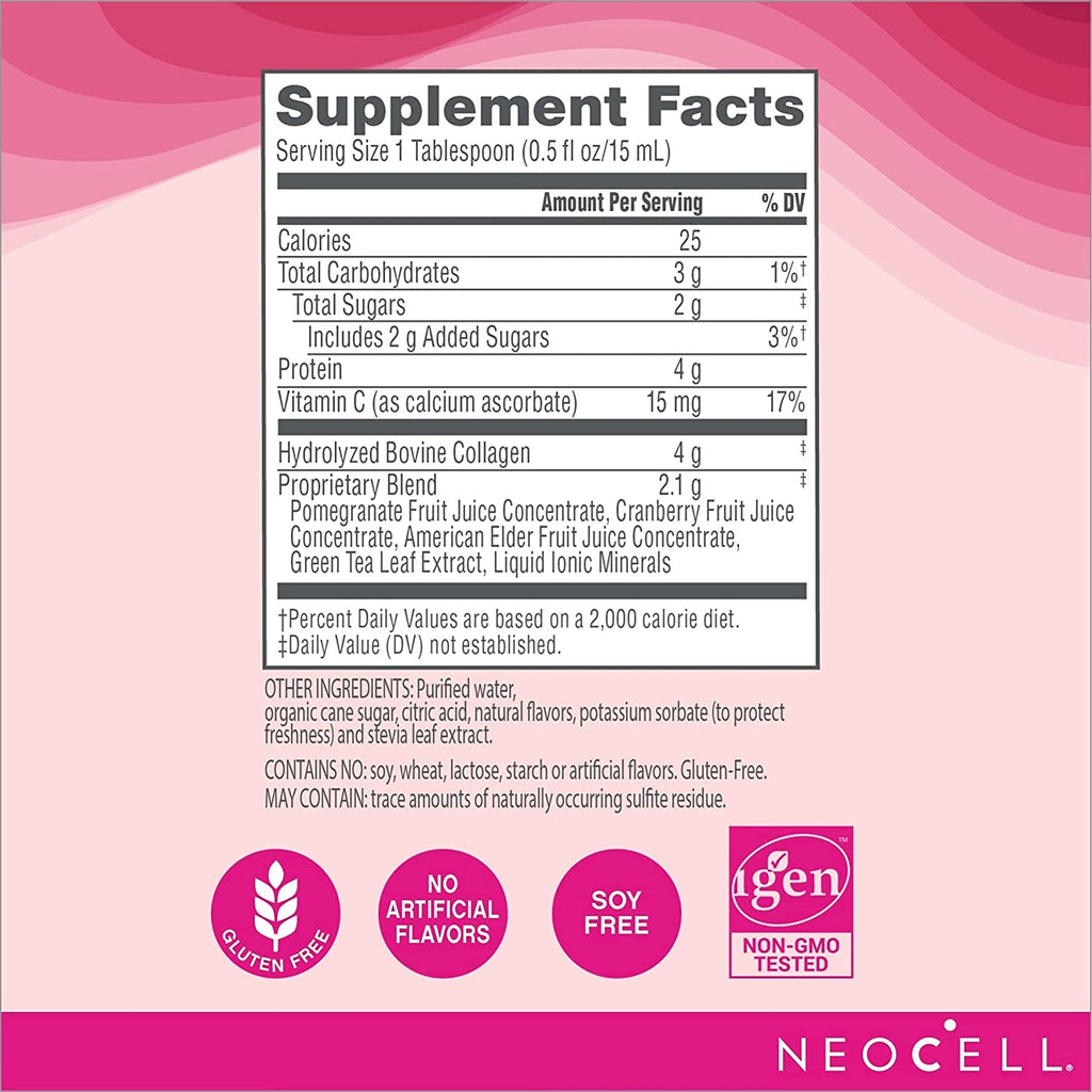 Nước uống Collagen Neocell + C 4000mg 473ml của Mỹ - hình ảnh chi tiết 6