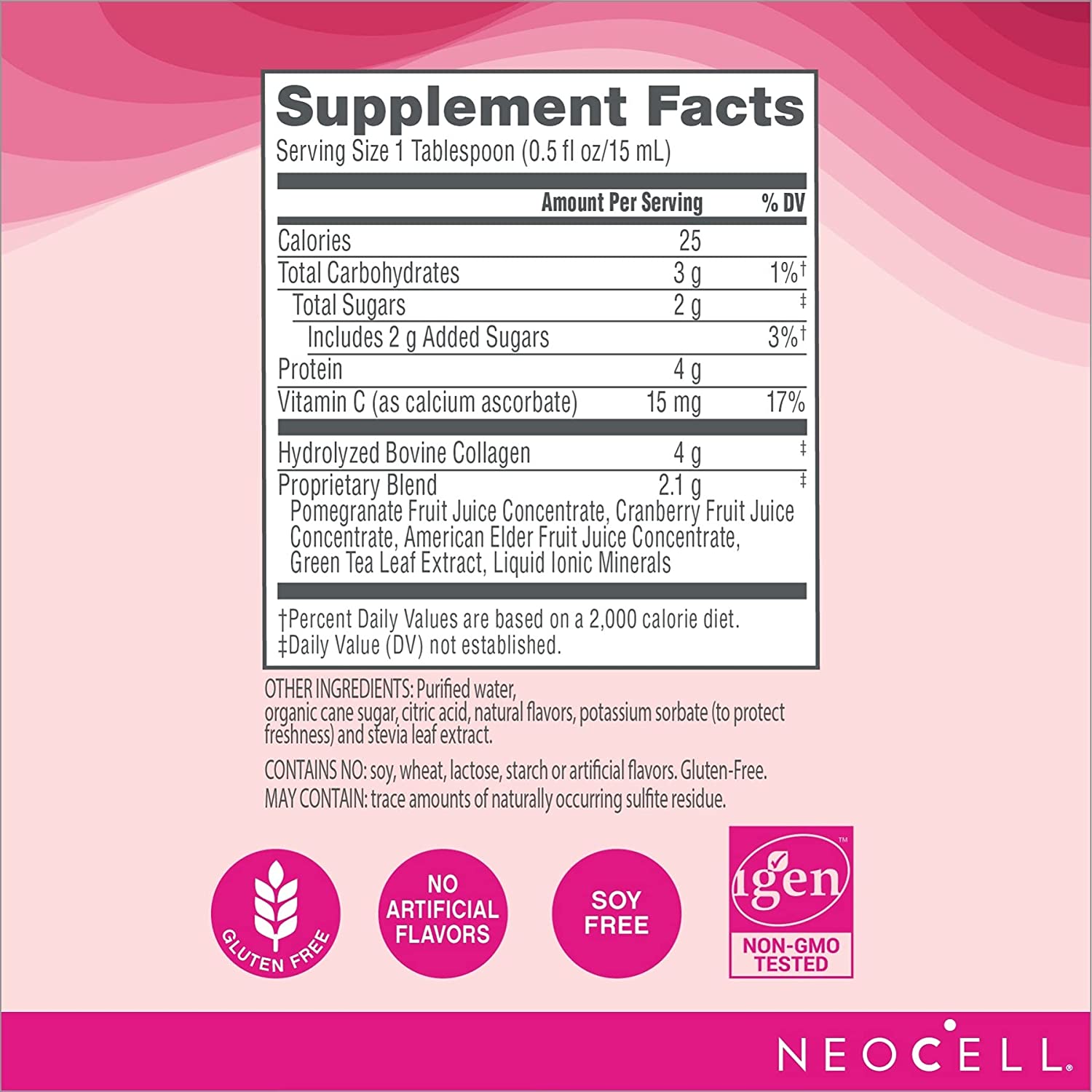 Nước uống Collagen Neocell + C 4000mg 473ml của Mỹ - hình ảnh chi tiết 6