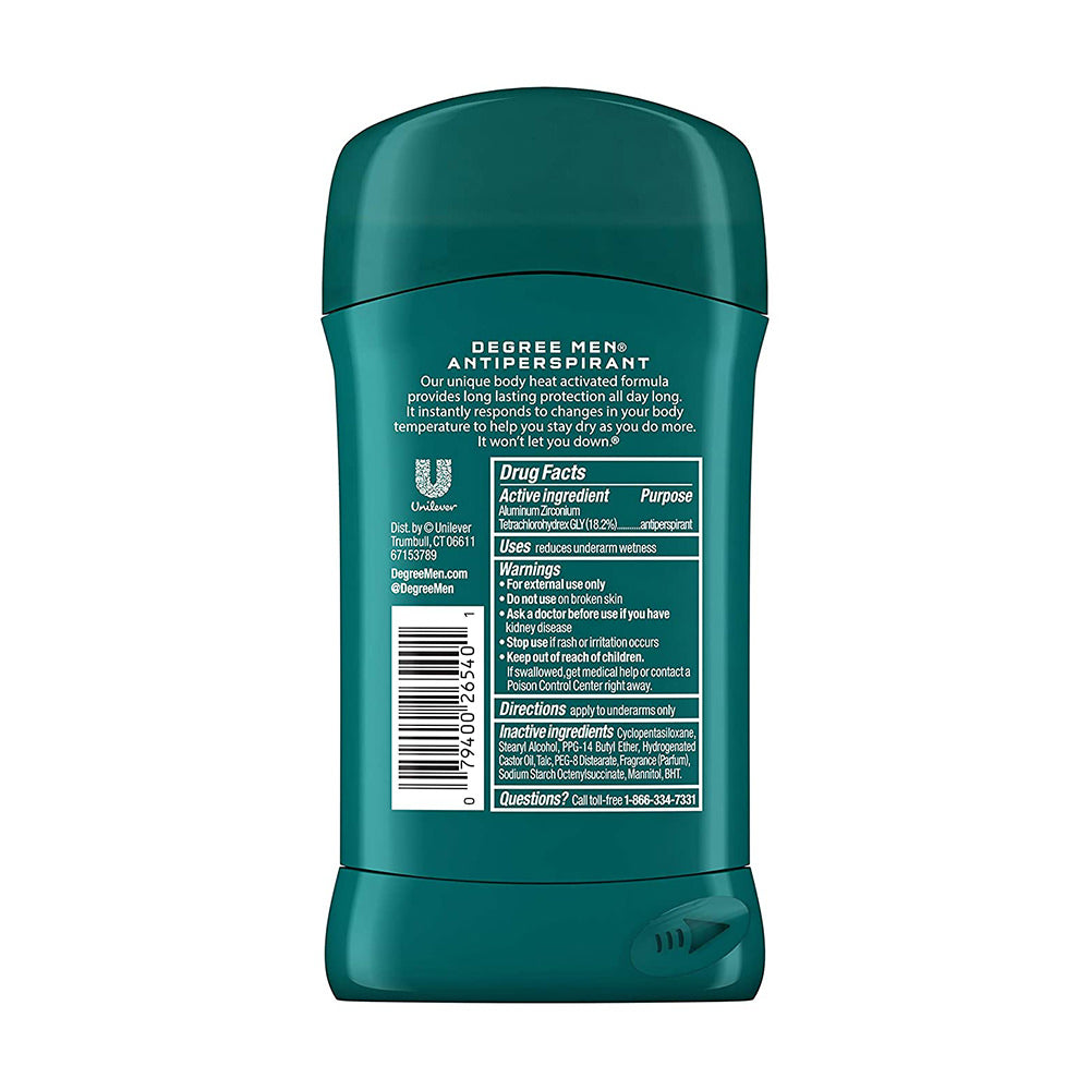 Lăn khử mùi nam Degree Men Dry Protection 75g của Mỹ - hình ảnh chi tiết 2