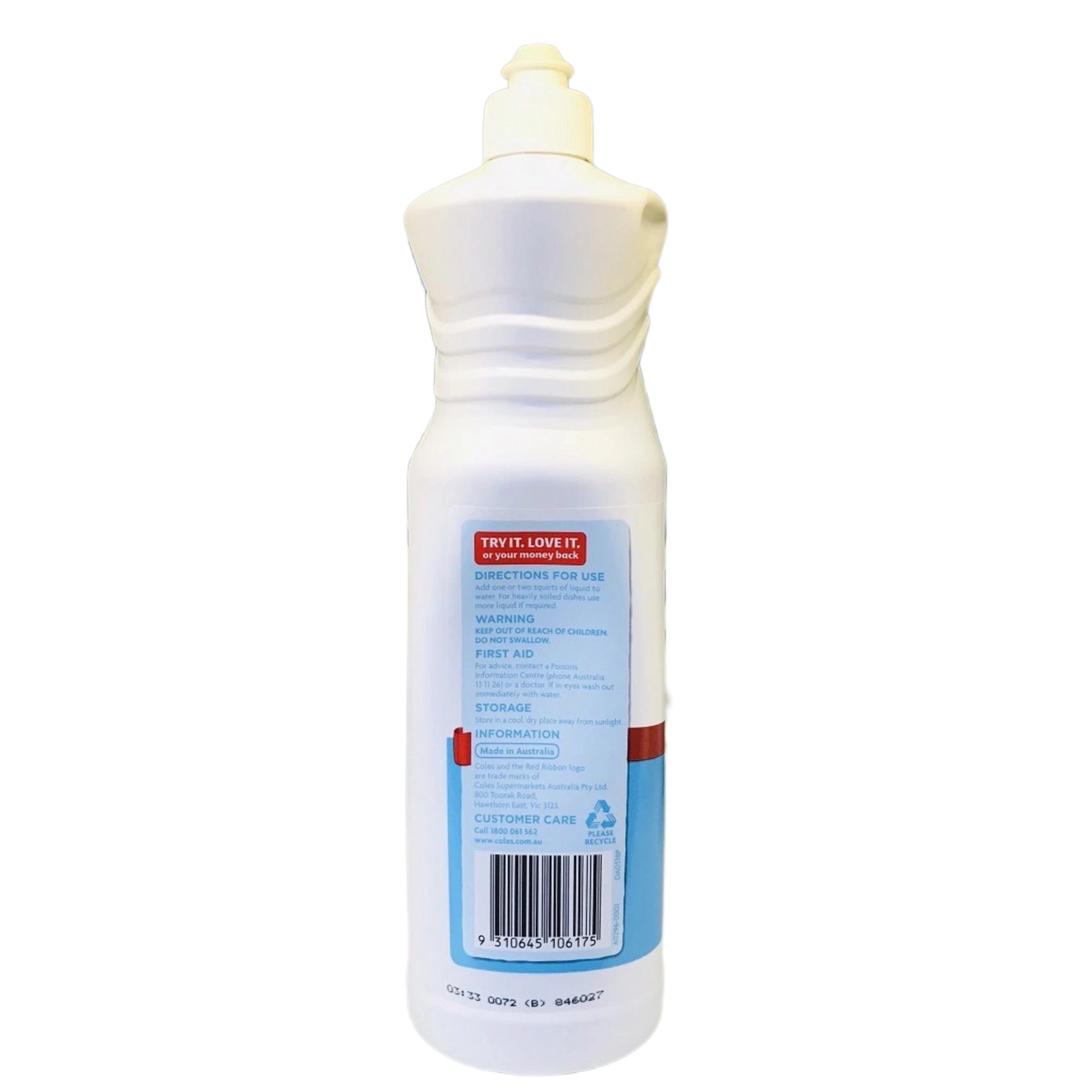 Nước rửa chén Coles hương chanh 1L của Úc - hình ảnh chi tiết 3