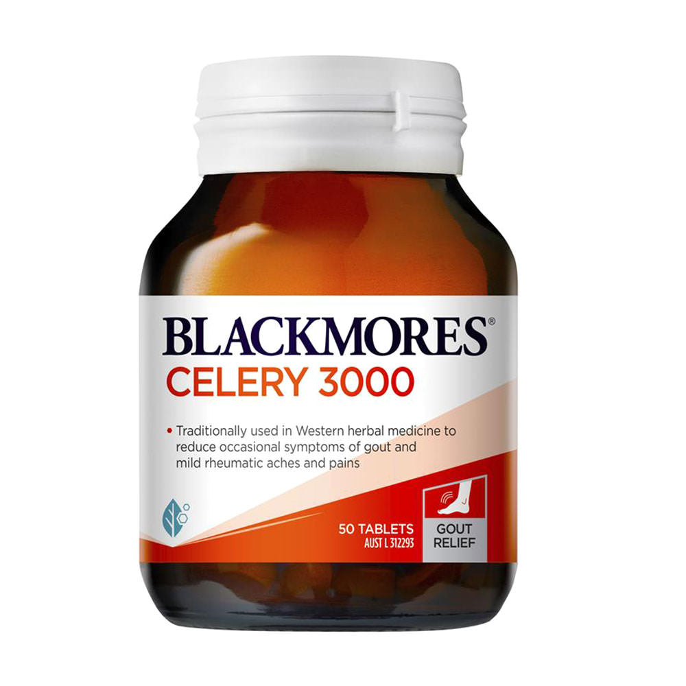 Viên uống phòng và điều trị Gout (Gút) Blackmores Celery 3000 50 viên của Úc - hình ảnh sản phẩm chính