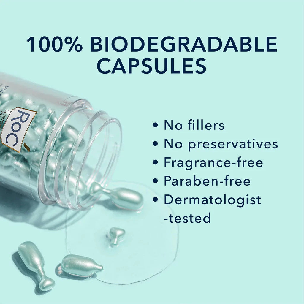 Viên nang dưỡng da ban đêm Roc hydrate and plump night serum capsules 50 viên - hình ảnh chi tiết 4