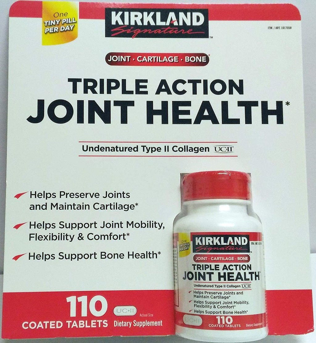 Thuốc Hỗ Trợ Điều Trị Đau Khớp Kirkland Signature Triple Action Joint Health 110 viên - hình ảnh chi tiết 3