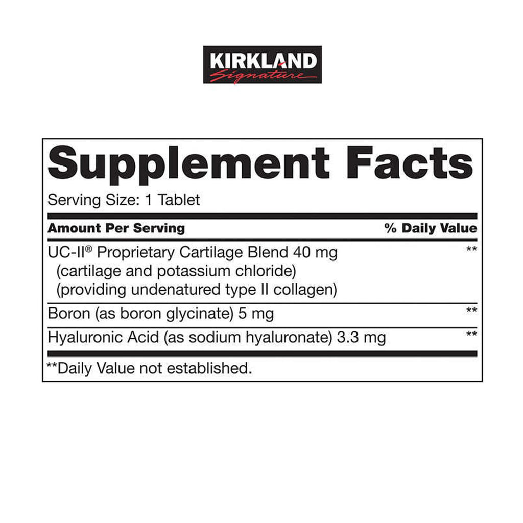 Thuốc Hỗ Trợ Điều Trị Đau Khớp Kirkland Signature Triple Action Joint Health 110 viên - hình ảnh chi tiết 2