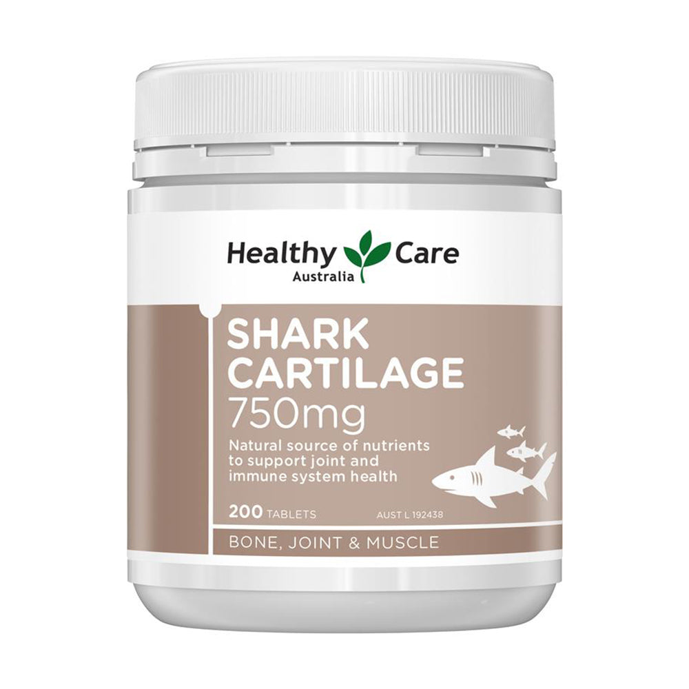 Sụn vi cá mập Healthy Care Shark Cartilage 750mg 200 viên - hình ảnh sản phẩm chính