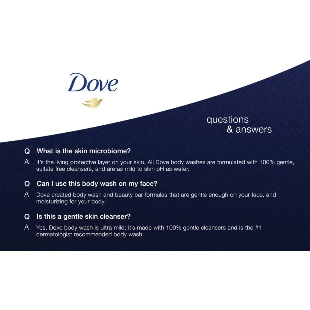 Set 3 chai sữa tắm dưỡng ẩm Dove chuyên sâu Dove Deep Moisture Body Wash 709ml x3 - hình ảnh chi tiết 4