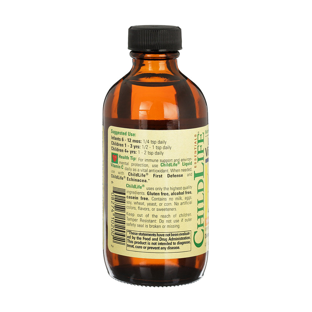 Siro bổ sung C tăng đề kháng cho trẻ ChildLife Liquid Vitamin C 118.5ml vị cam - hình ảnh chi tiết 4