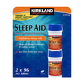 Viên uống hỗ trợ giấc ngủ ngon Kirkland Signature Sleep Aid 2 hộp x96 viên - hình ảnh sản phẩm chính