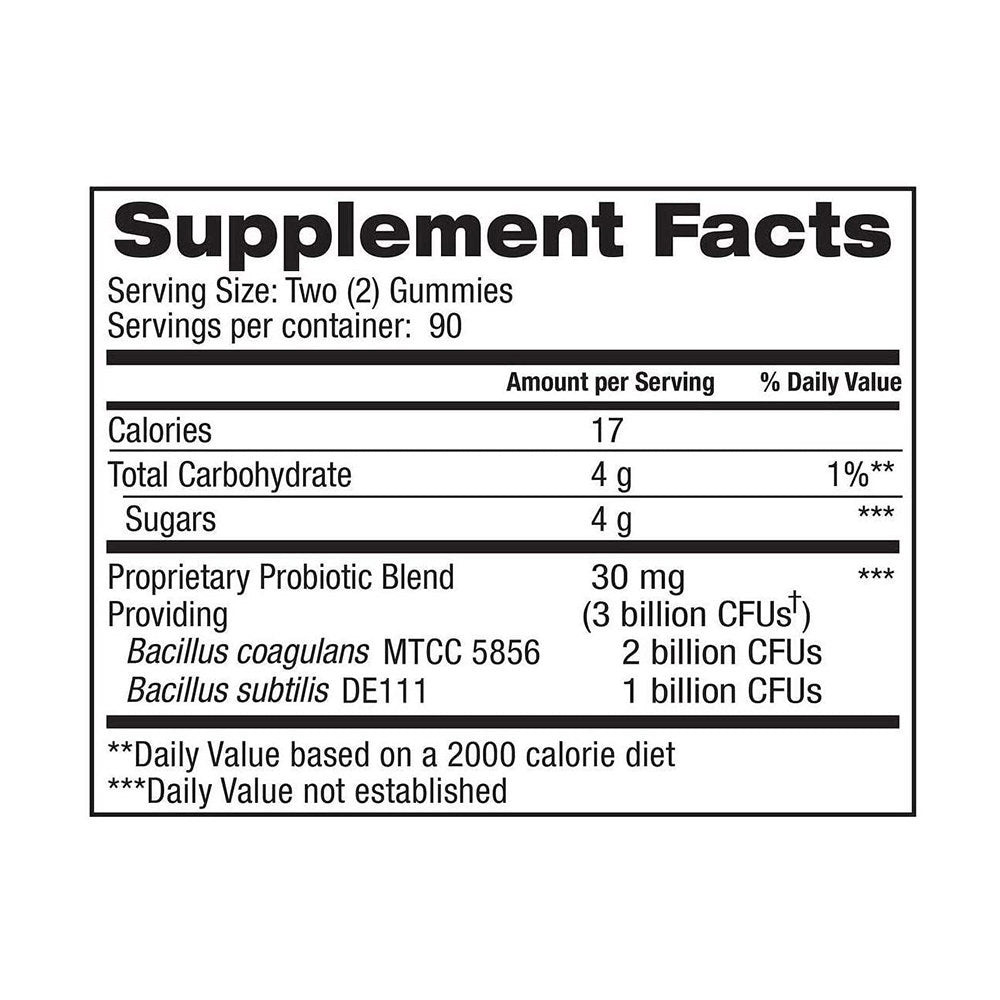 Kẹo dẻo bổ sung men vi sinh Trunature Digestive Probiotic Gummies 180 viên - hình ảnh chi tiết 2