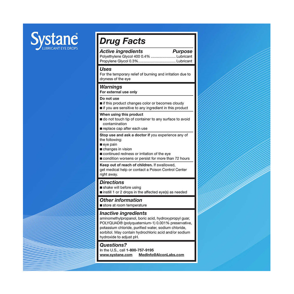 Nước mắt nhân tạo Systane Ultra High Performance 10ml x3 chai - hình ảnh chi tiết 3